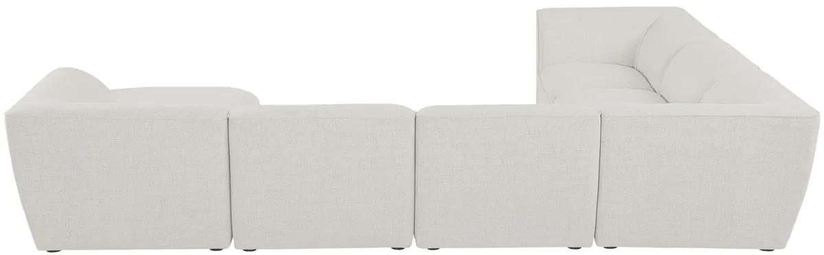 Miramar - 7 Piece Modular Sectional - Cream