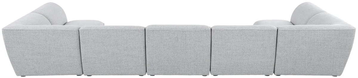 Miramar - 7 Piece Modular U-Shaped Sectional - Gray