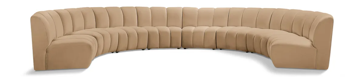 Infinity - 8 Piece Modular Sectional - Camel