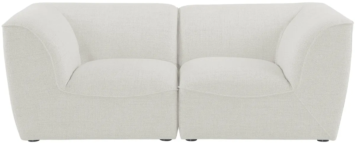 Miramar - 2 Seat Modular Sofa - Cream