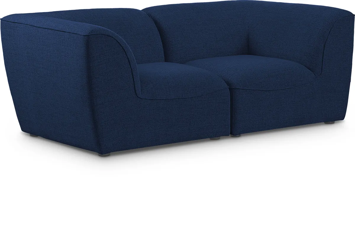 Miramar - 2 Seat Modular Sofa - Navy