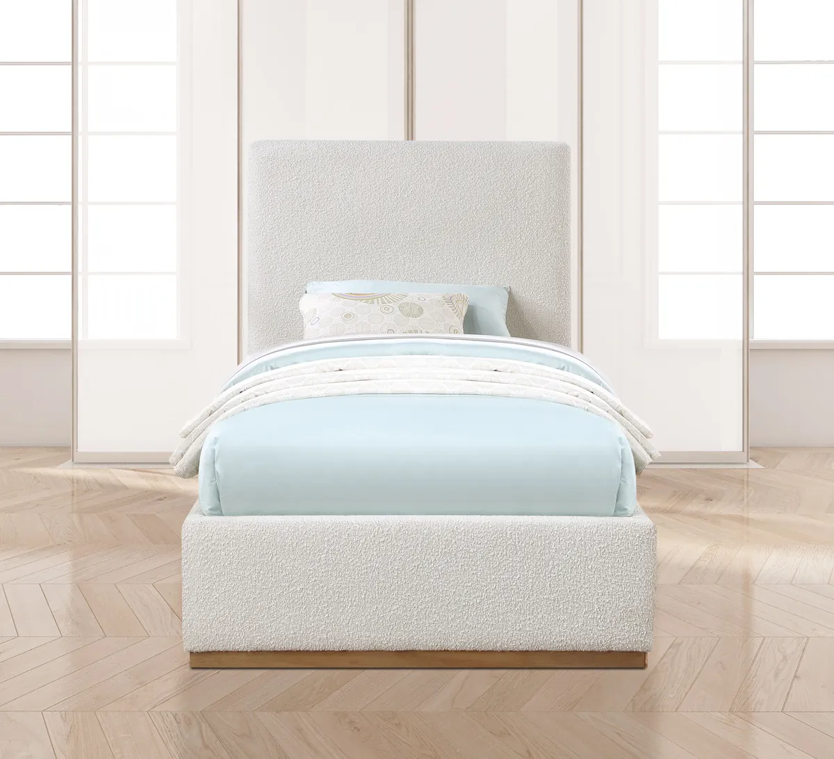 Monaco - Twin Bed - Cream
