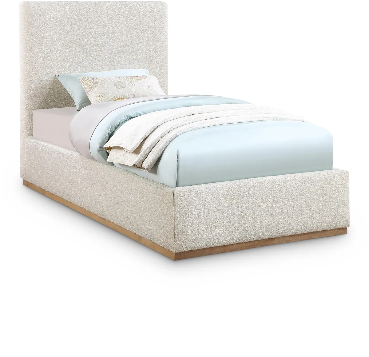 Monaco - Twin Bed - Cream