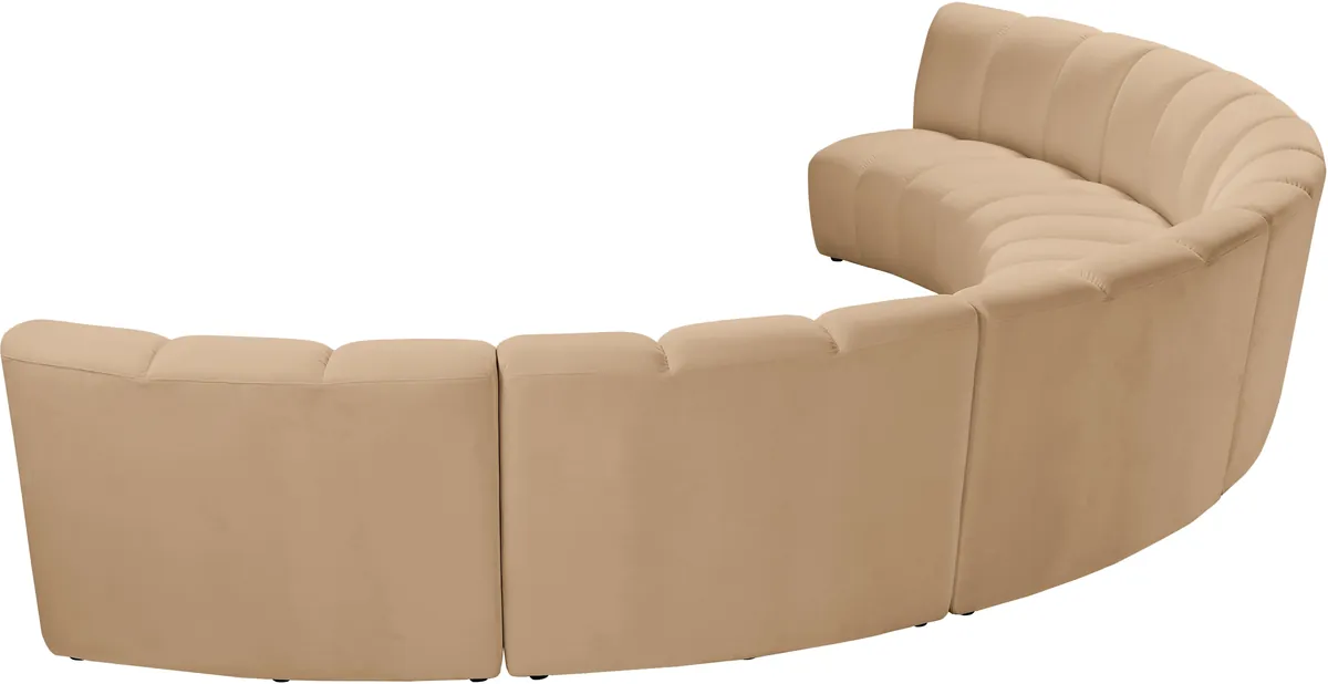 Infinity - 6 Piece Modular Sectional - Camel - View 2