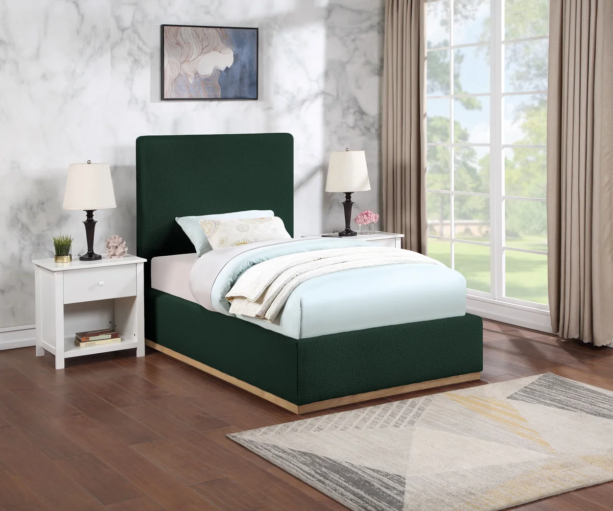 Monaco - Twin Bed - Green - View 2