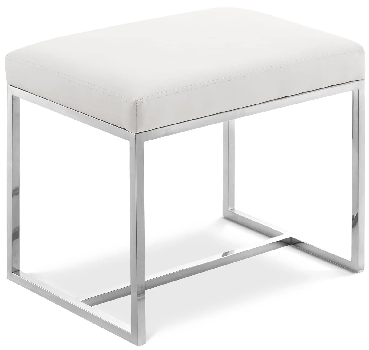 Monroe - Ottoman / Stool - Chrome