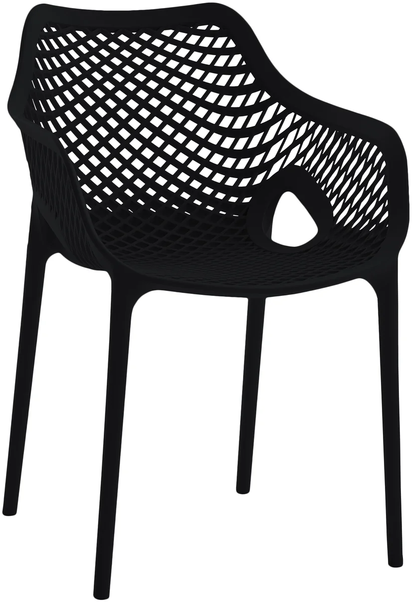 Mykonos - Outdoor Patio Dining Chair (Set of 4) - Black