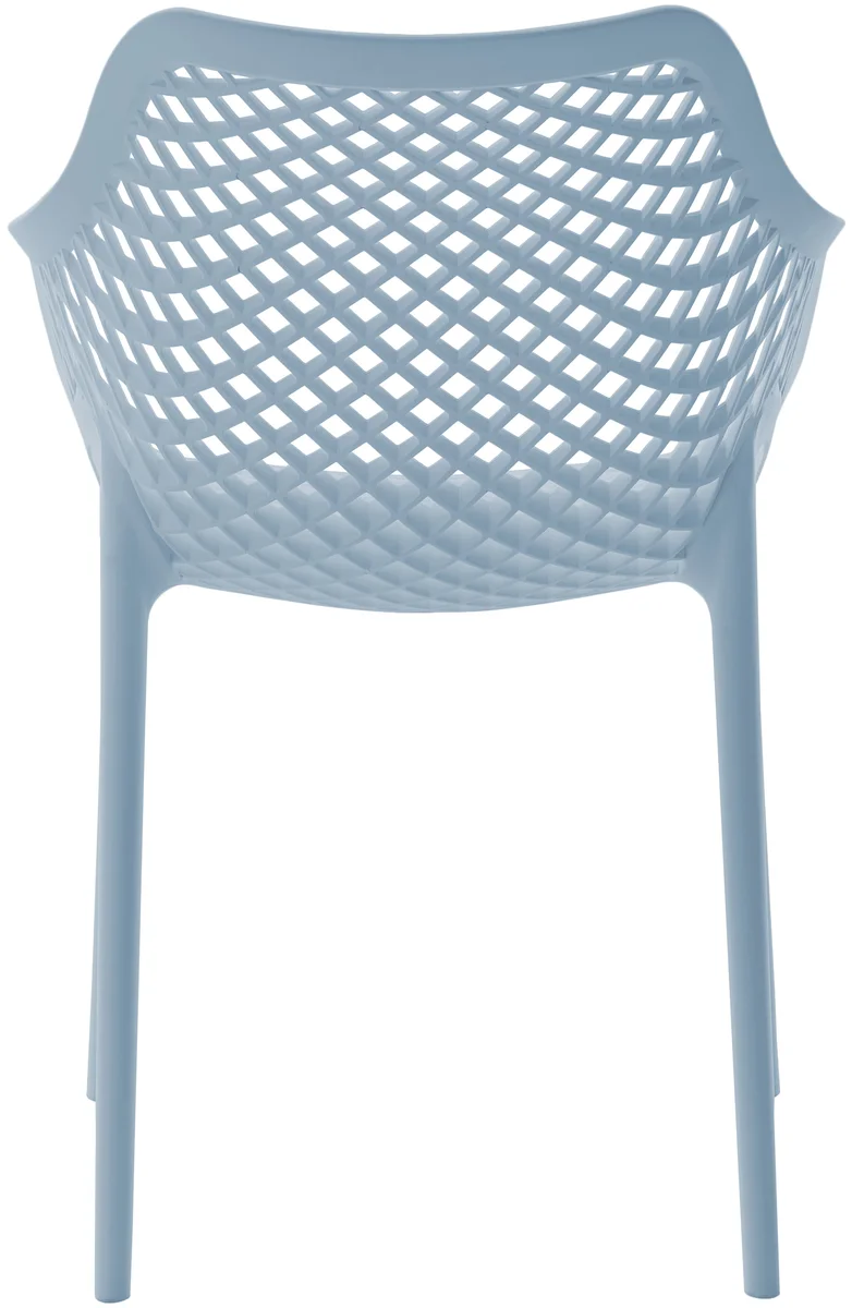 Mykonos - Outdoor Patio Dining Chair (Set of 4) - Sky Blue
