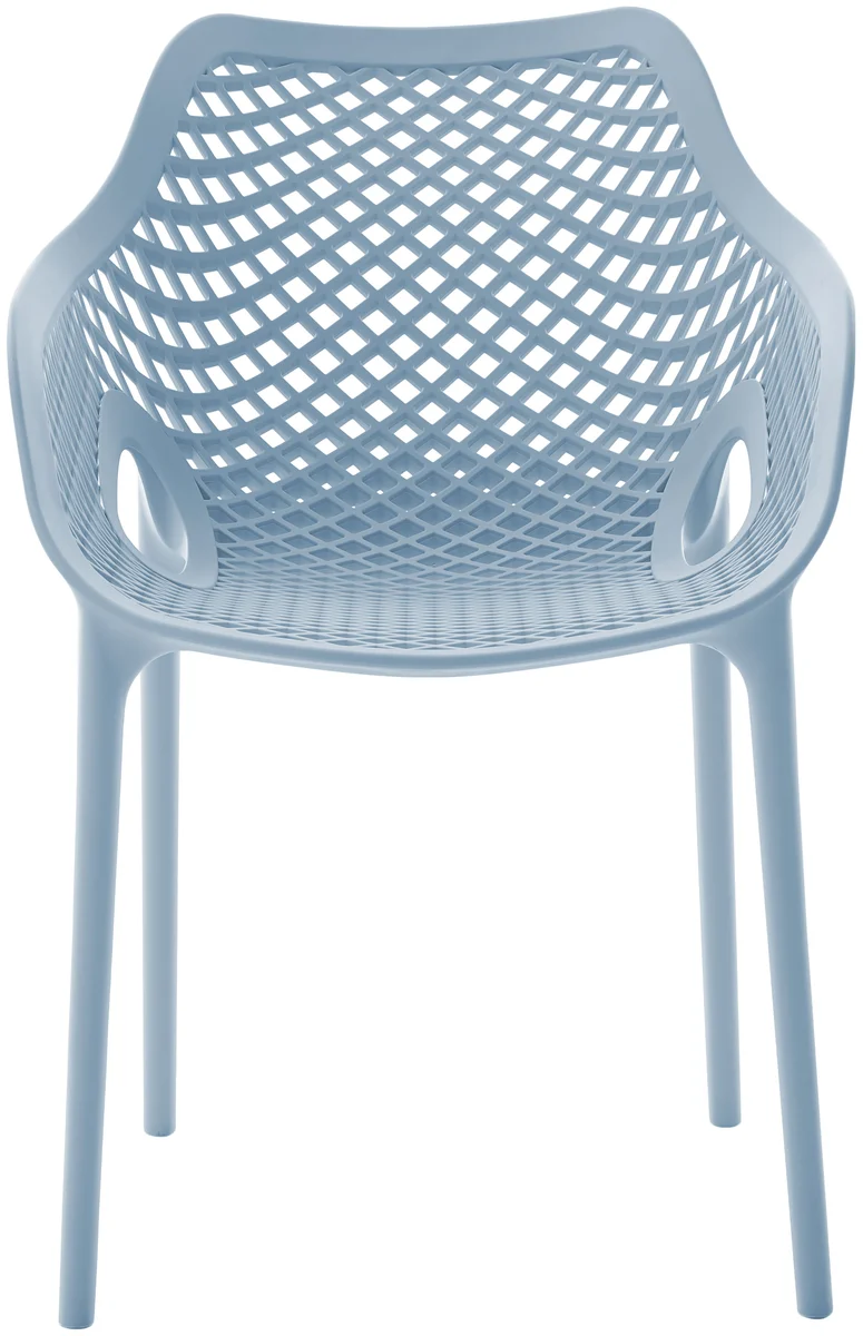 Mykonos - Outdoor Patio Dining Chair (Set of 4) - Sky Blue