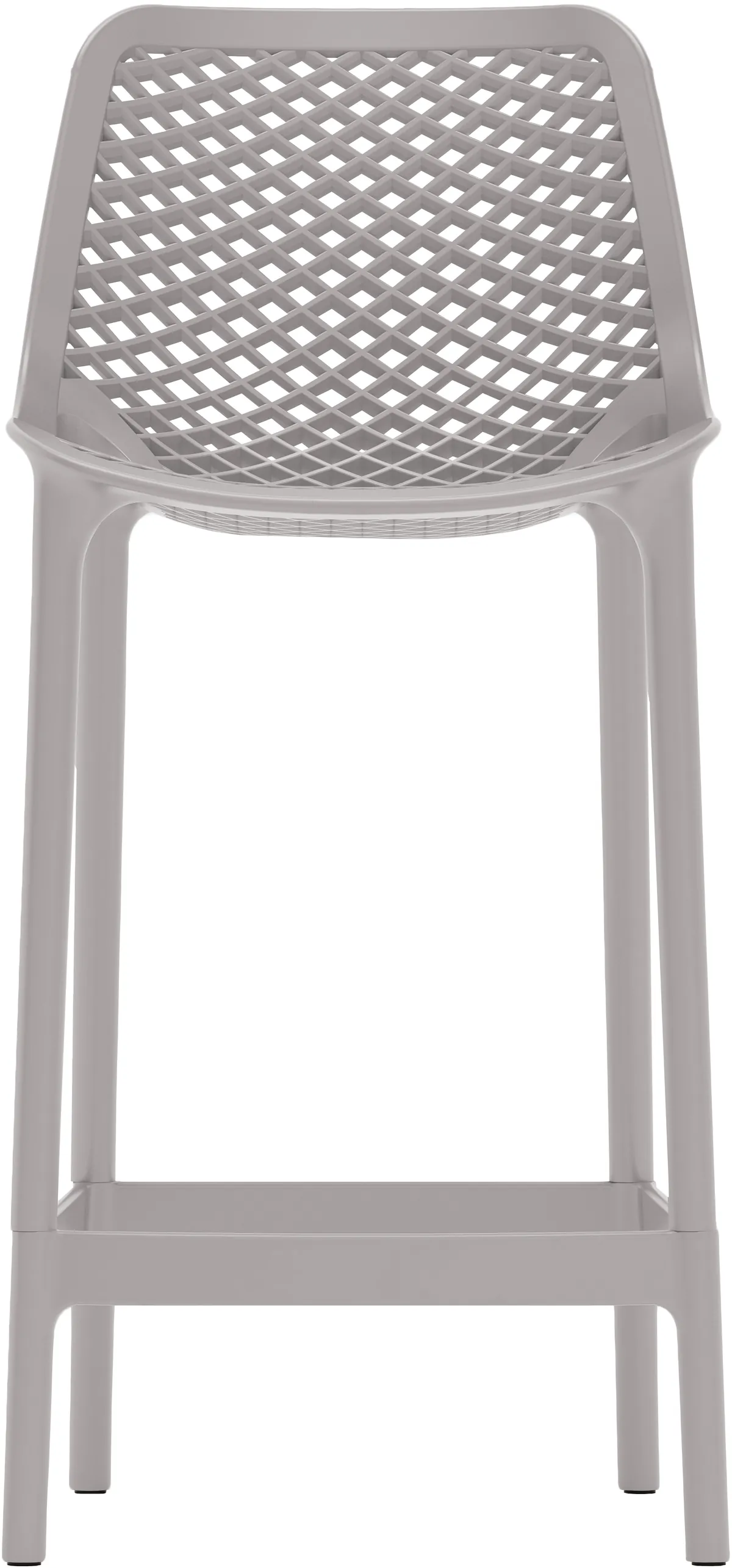Mykonos - Outdoor Patio Stool (Set of 4) - Gray