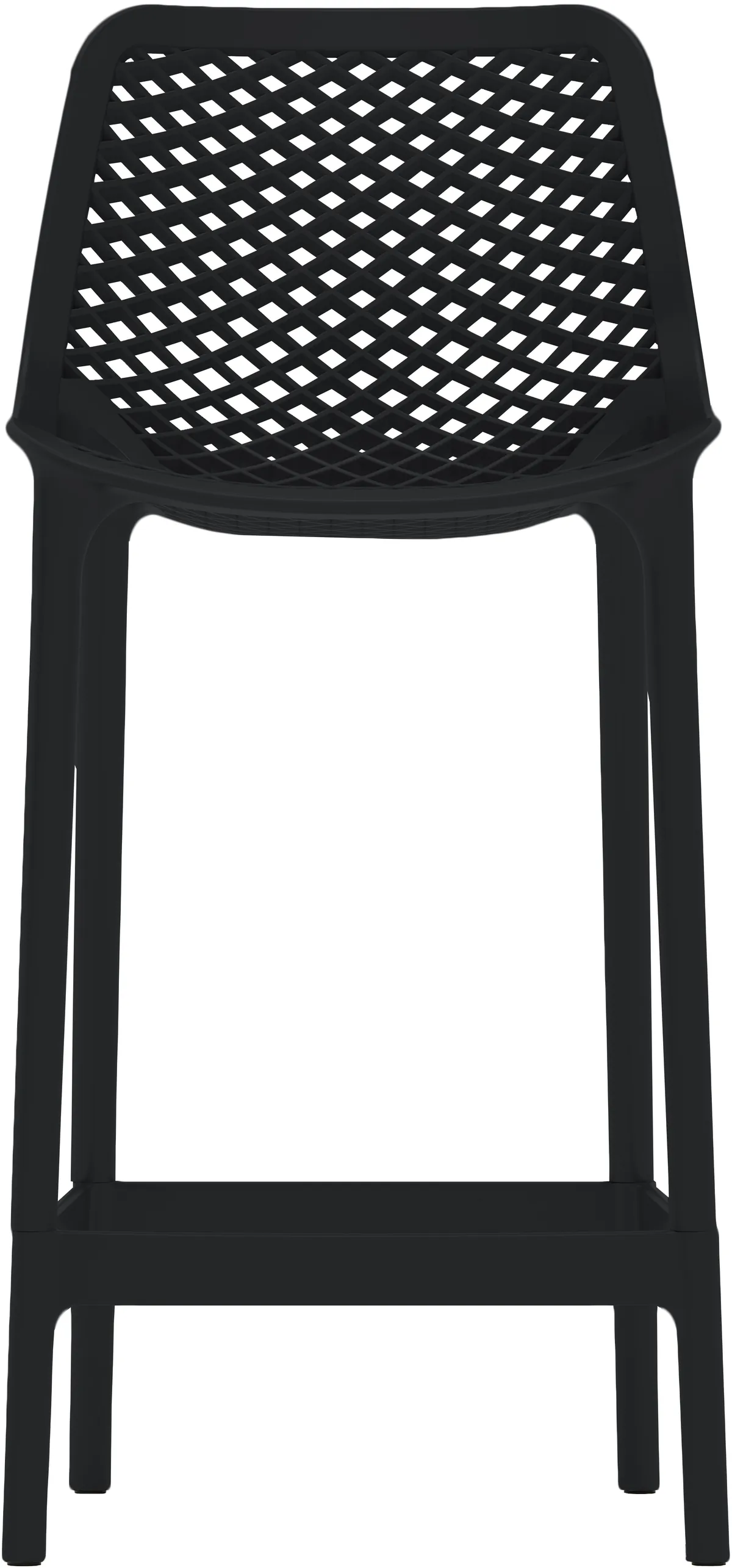 Mykonos - Outdoor Patio Stool (Set of 4) - Black
