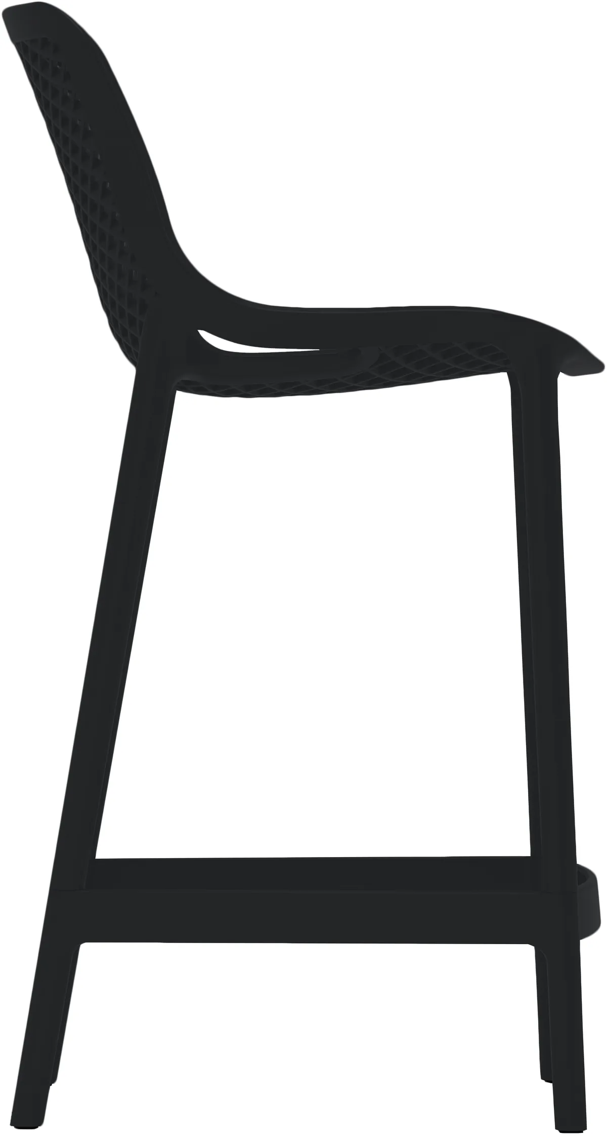 Mykonos - Outdoor Patio Stool (Set of 4) - Black