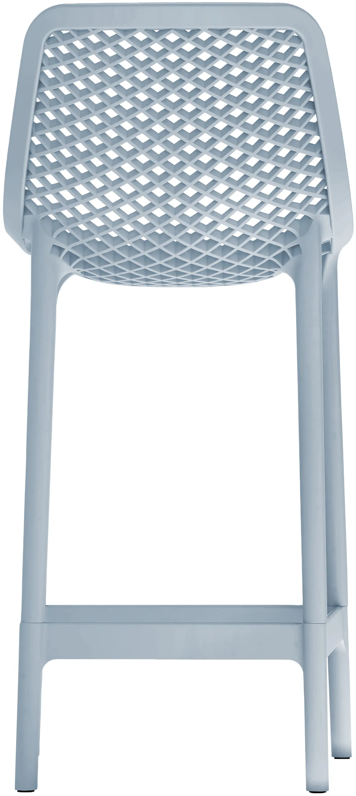 Mykonos - Outdoor Patio Stool (Set of 4) - Sky Blue