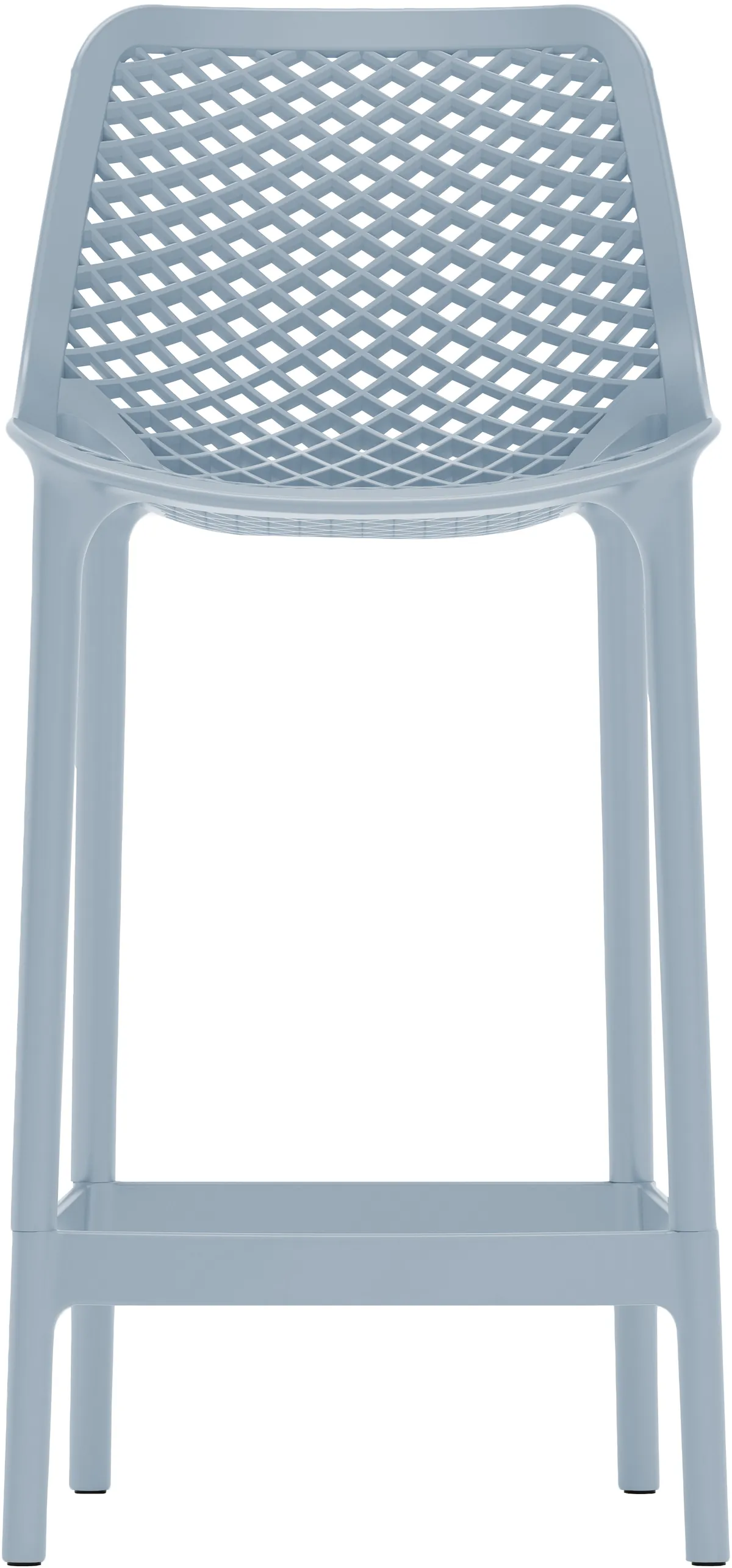 Mykonos - Outdoor Patio Stool (Set of 4) - Sky Blue