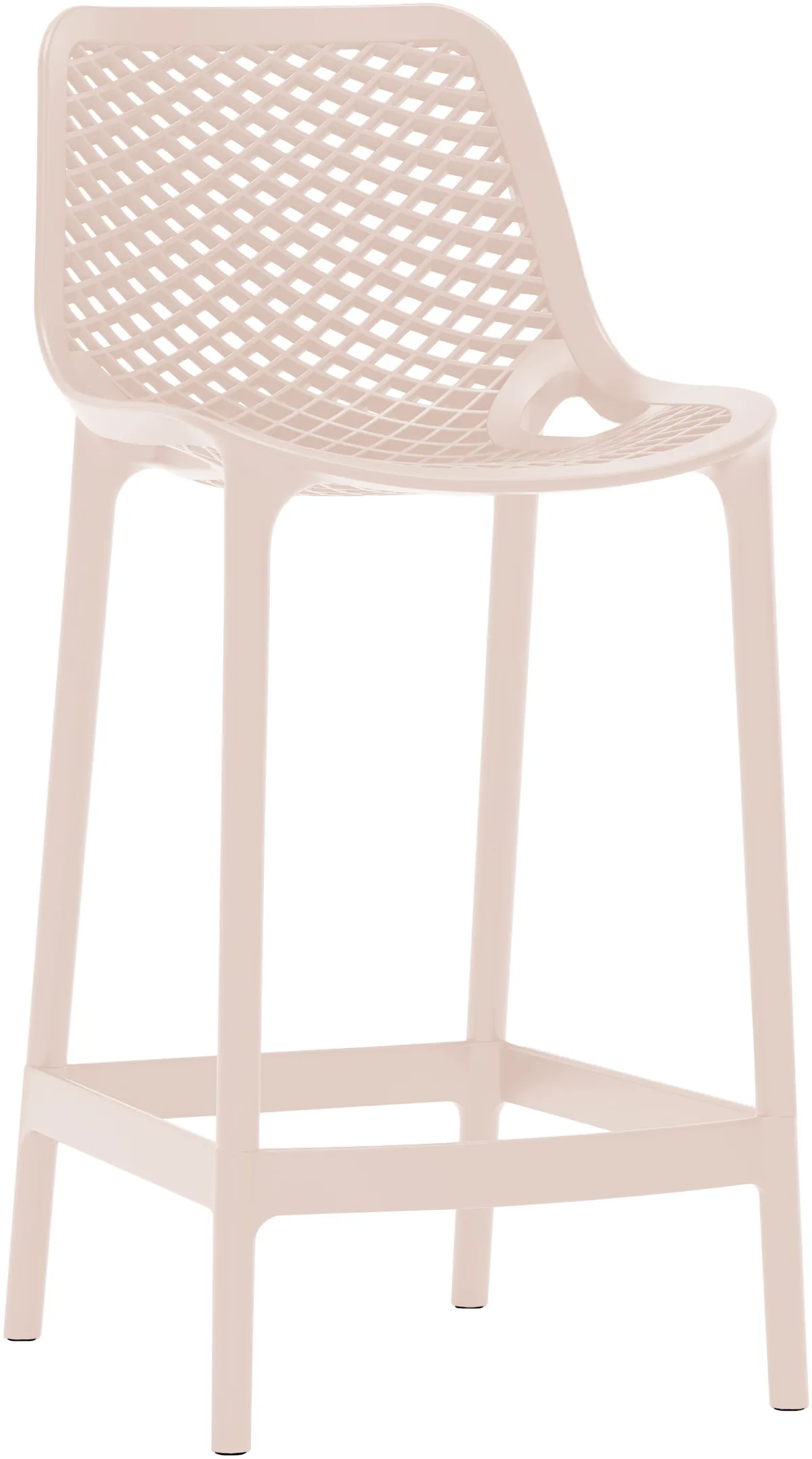 Mykonos - Outdoor Patio Stool (Set of 4) - Pink