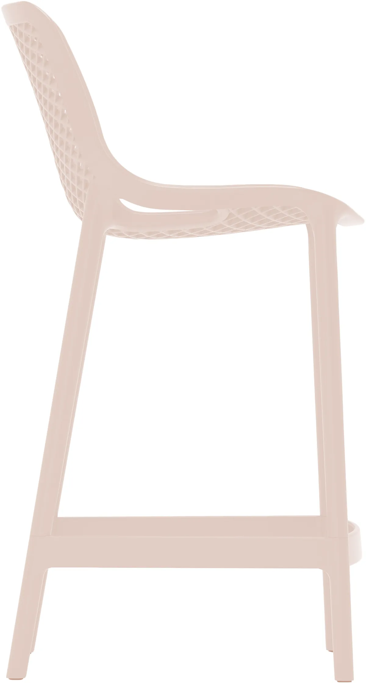 Mykonos - Outdoor Patio Stool (Set of 4) - Pink