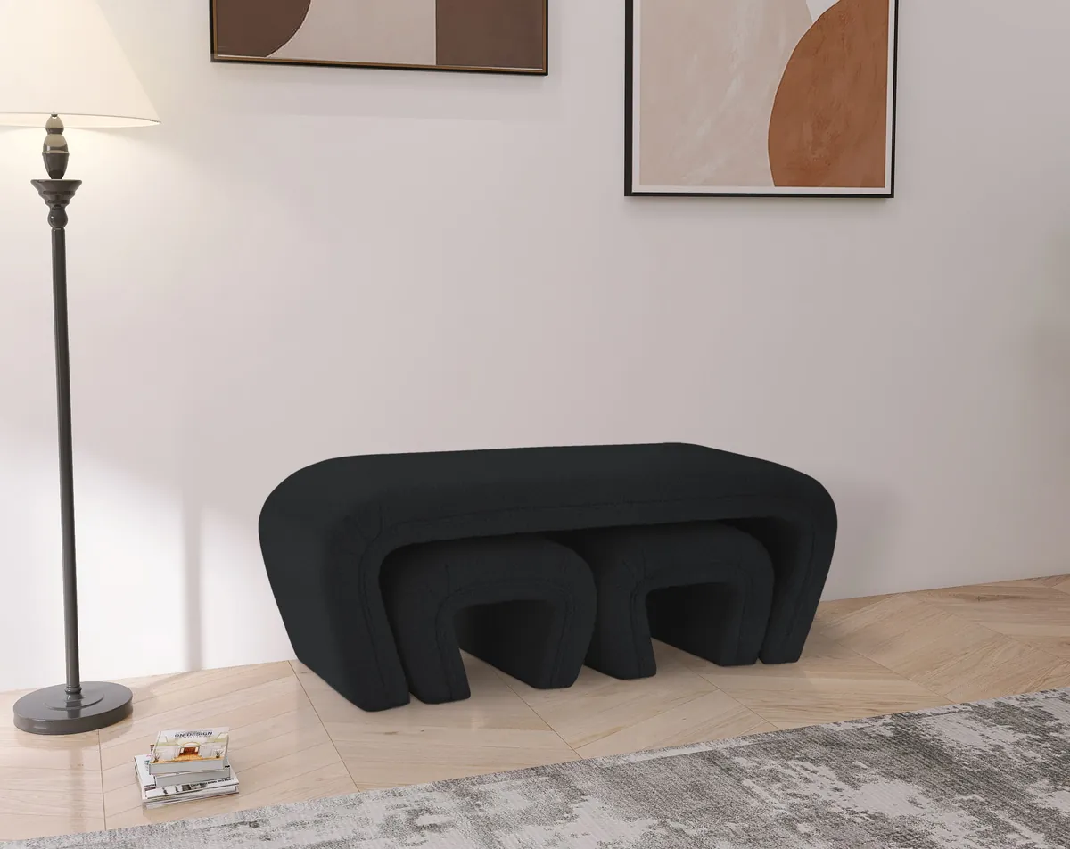 Odelia - Bench - Black - View 2