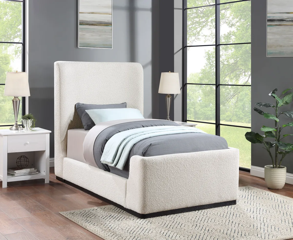 Oliver - Twin Bed - Cream - View 2