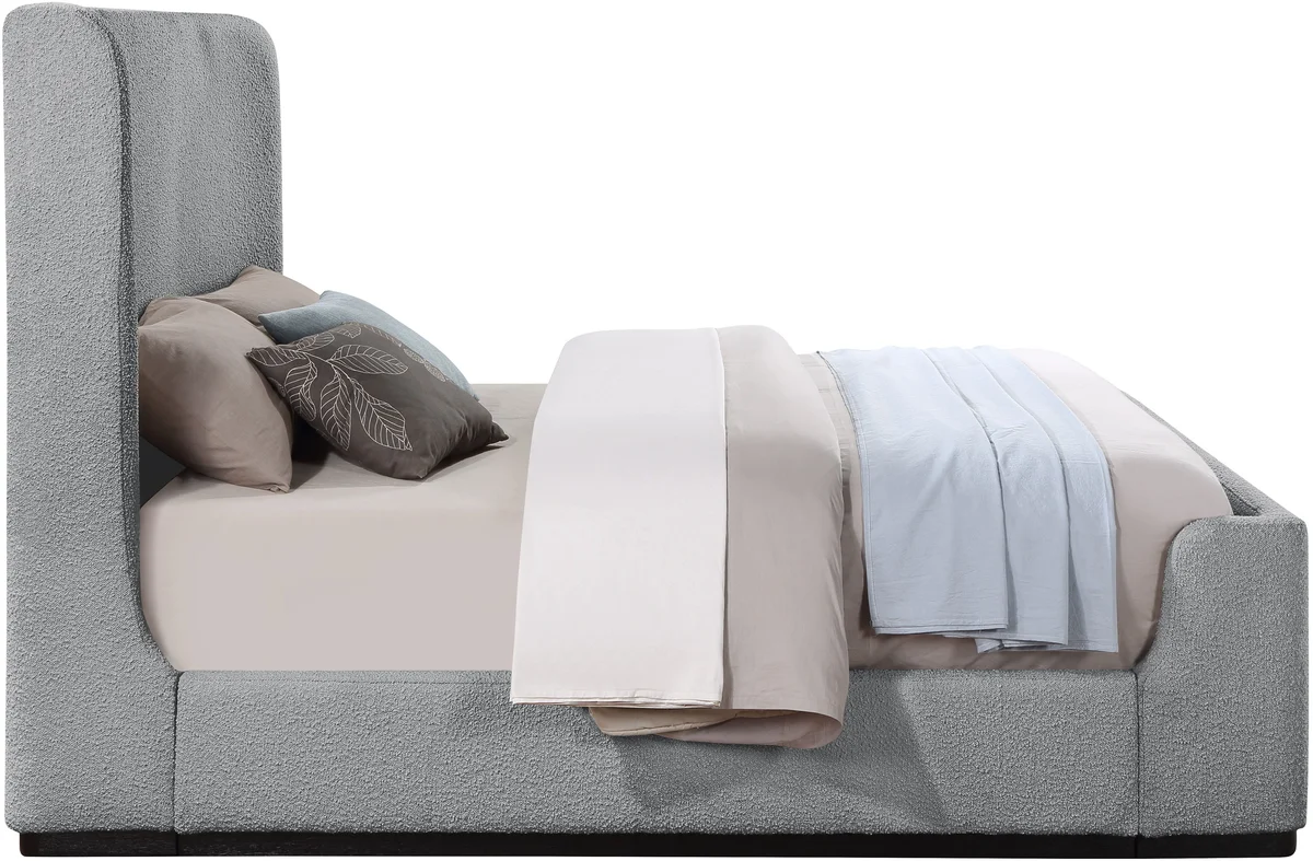 Oliver - King Bed - Gray
