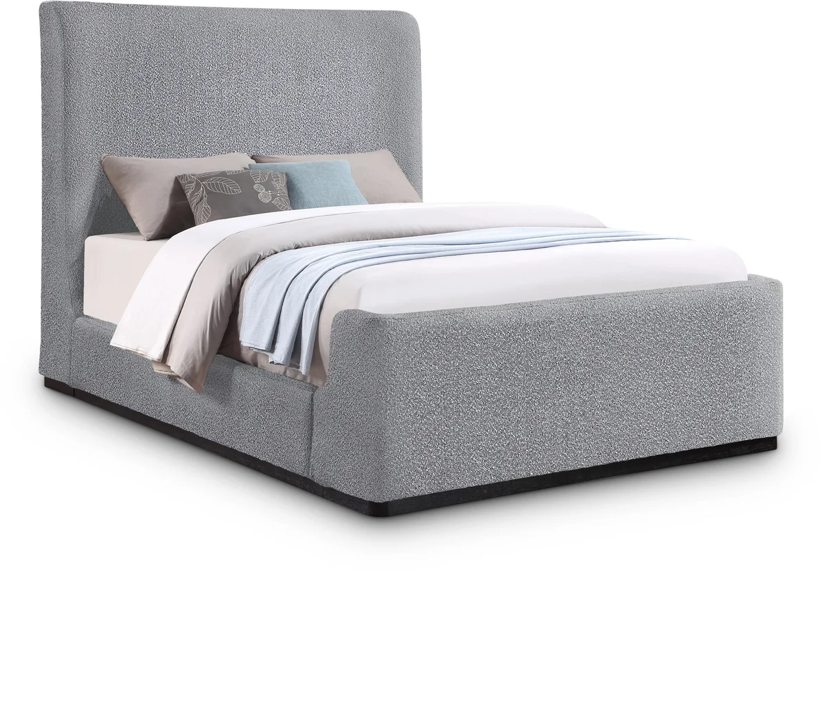 Oliver - King Bed - Gray