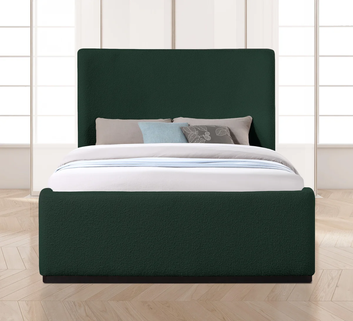 Oliver - King Bed - Green