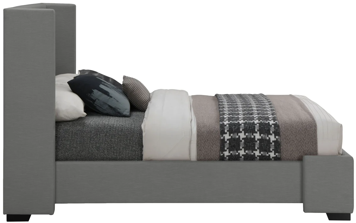 Oxford - King Bed - Gray