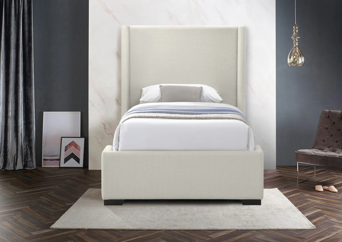 Oxford - Twin Bed - Beige