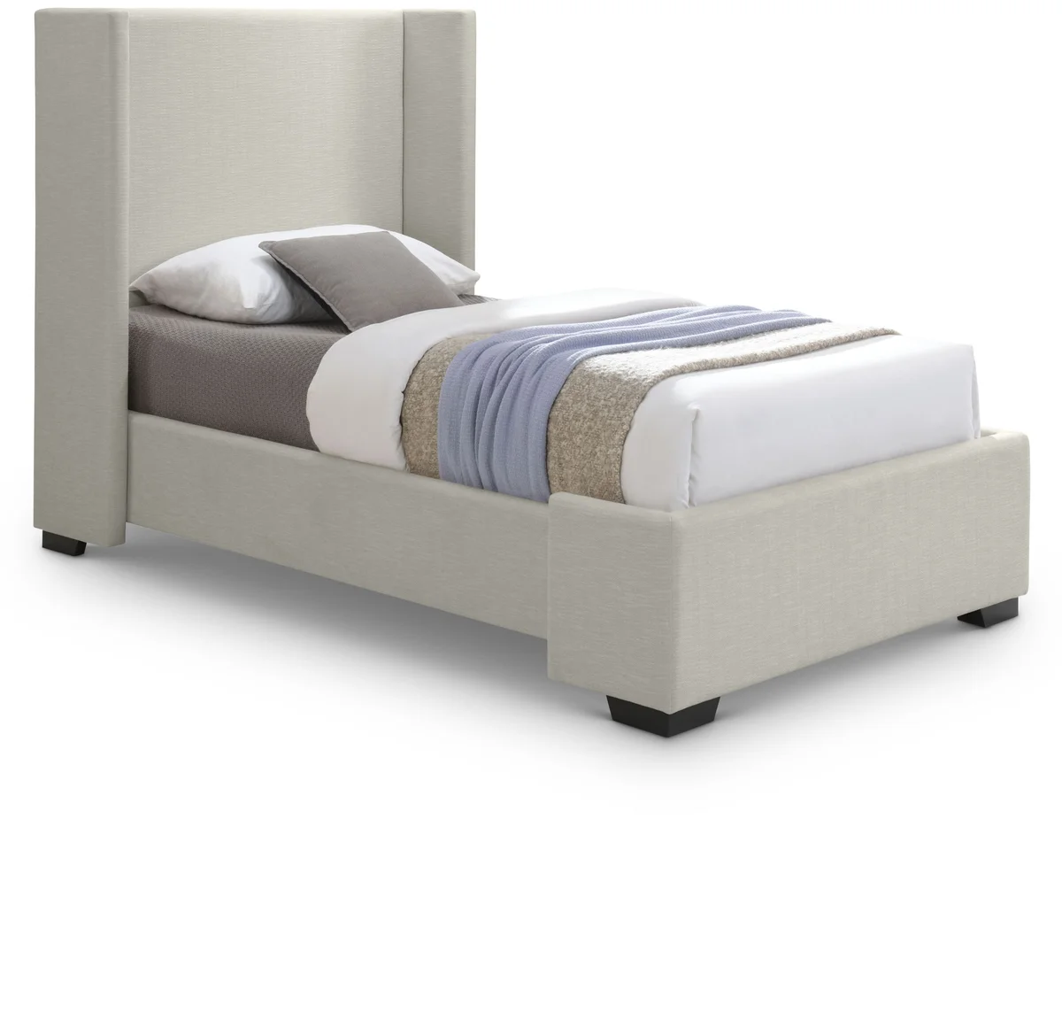 Oxford - Twin Bed - Beige