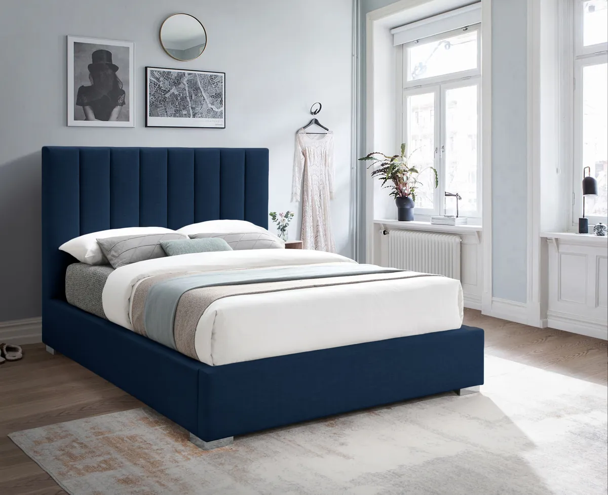 Pierce - Queen Bed - Navy