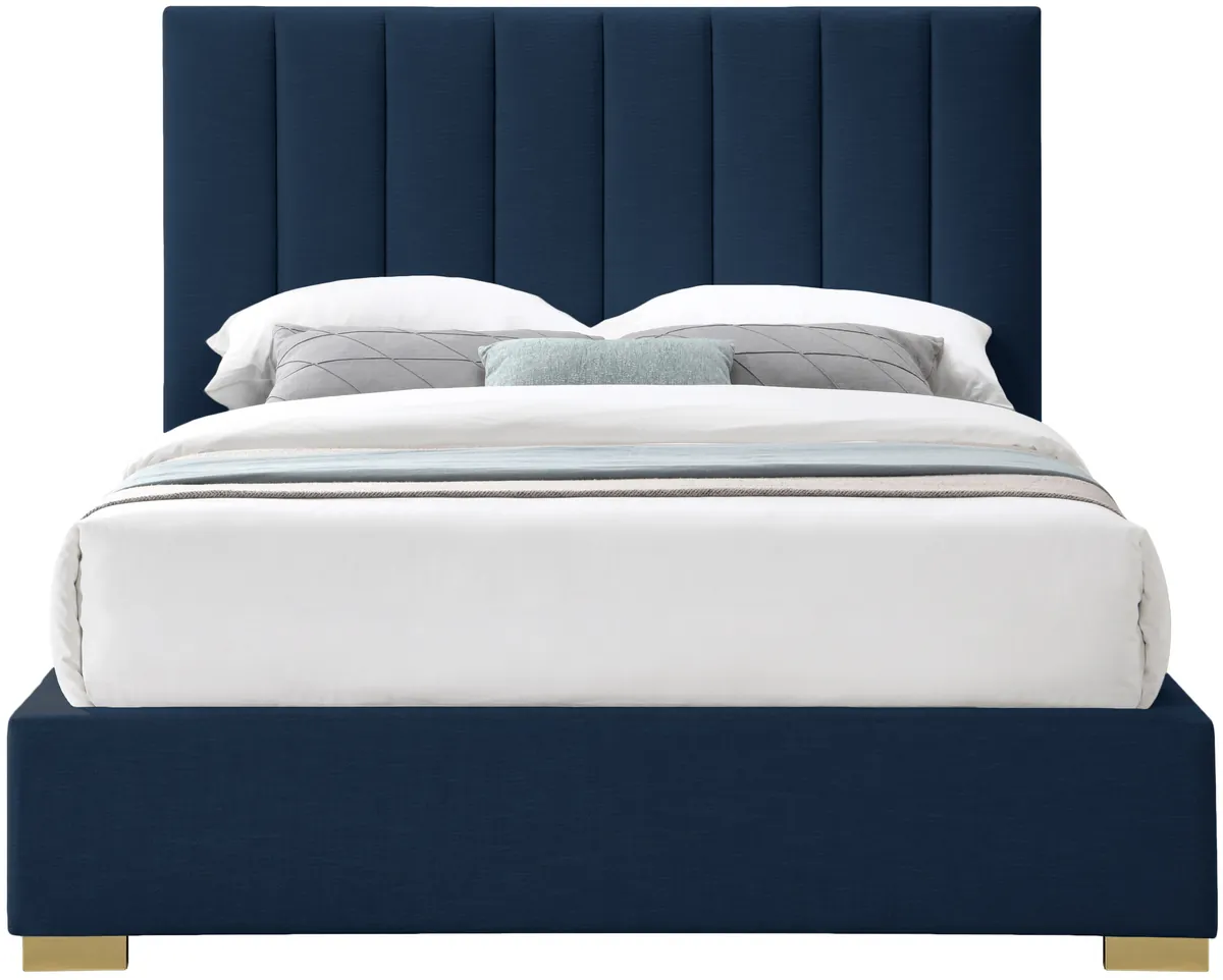 Pierce - Queen Bed - Navy
