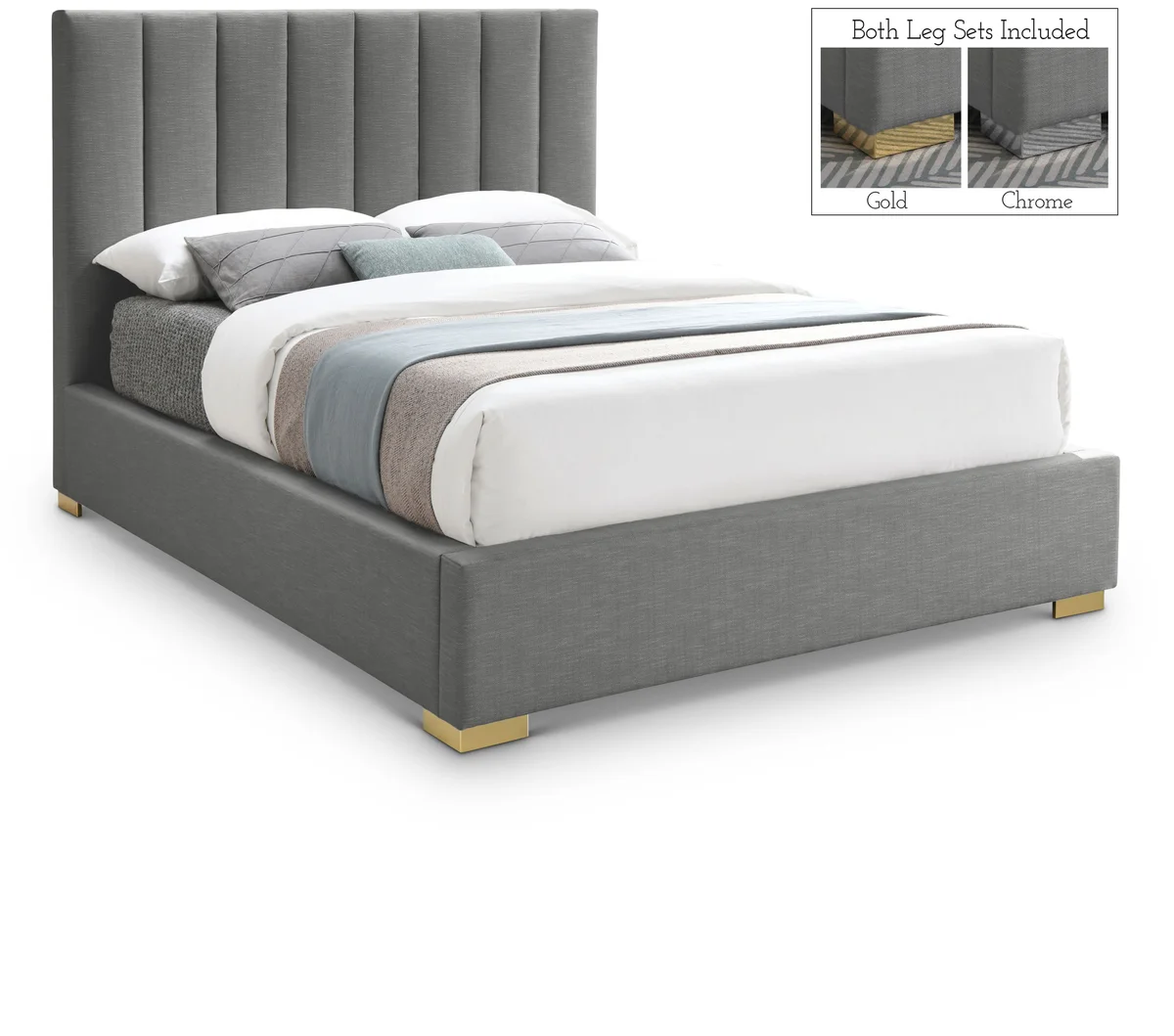 Pierce - Full Bed - Gray