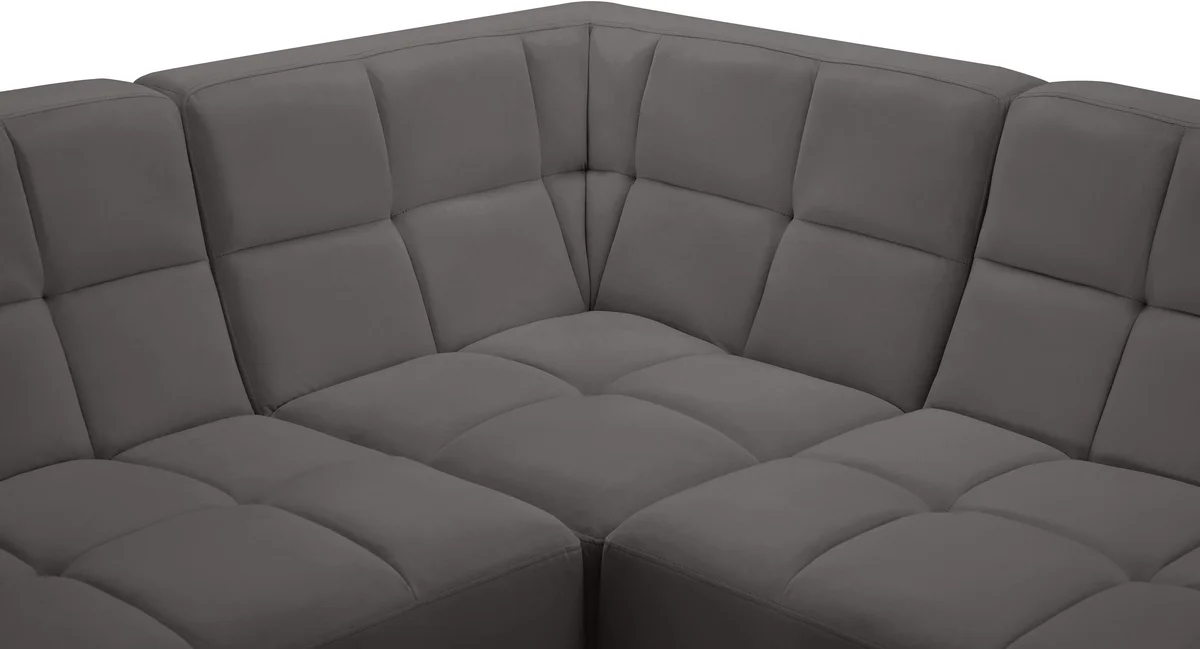 Relax - 5 Piece Modular Sectional - Gray