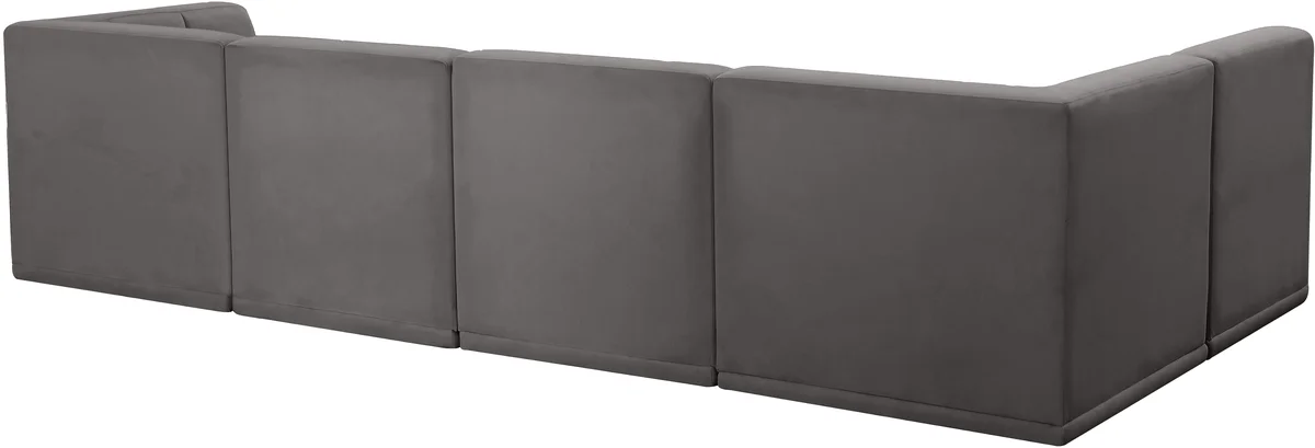 Relax - 5 Piece Modular Sectional - Gray