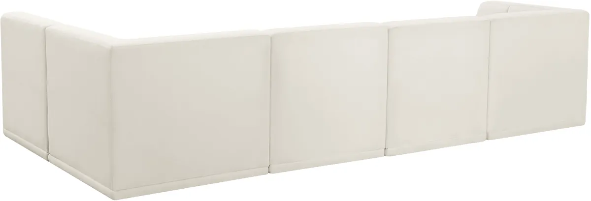 Relax - 5 Piece Modular Sectional - Cream