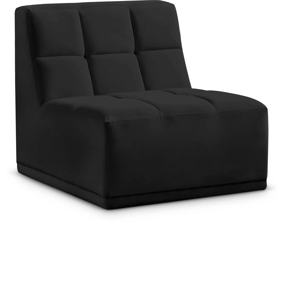Relax - Armless Chair - Black