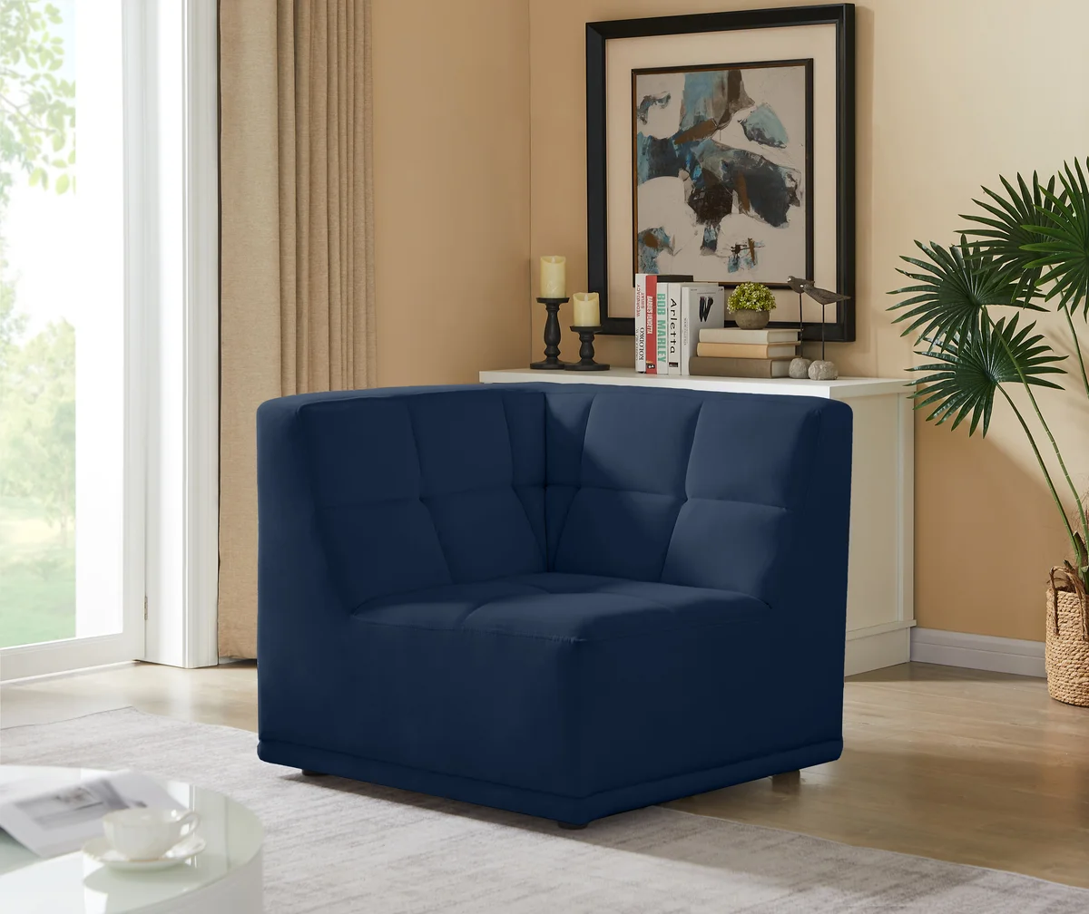 Relax - Corner Chair - Navy - View 2