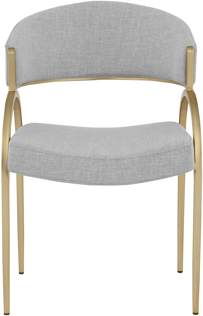 Privet - Dining Chair (Set of 2) - Gray - Fabric