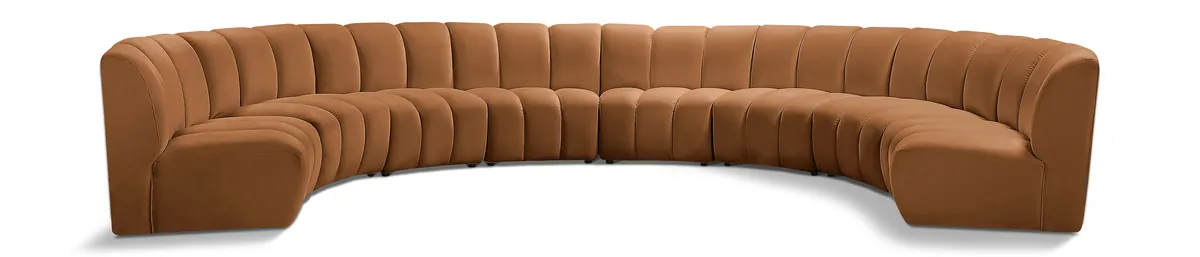 Infinity - 8 Piece Modular Sectional - Saddle
