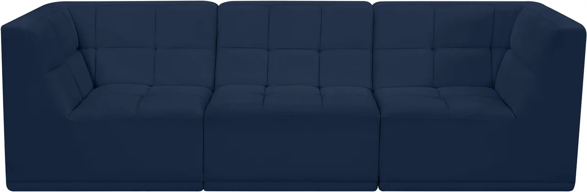 Relax - 3 Seat Modular Sofa - Navy