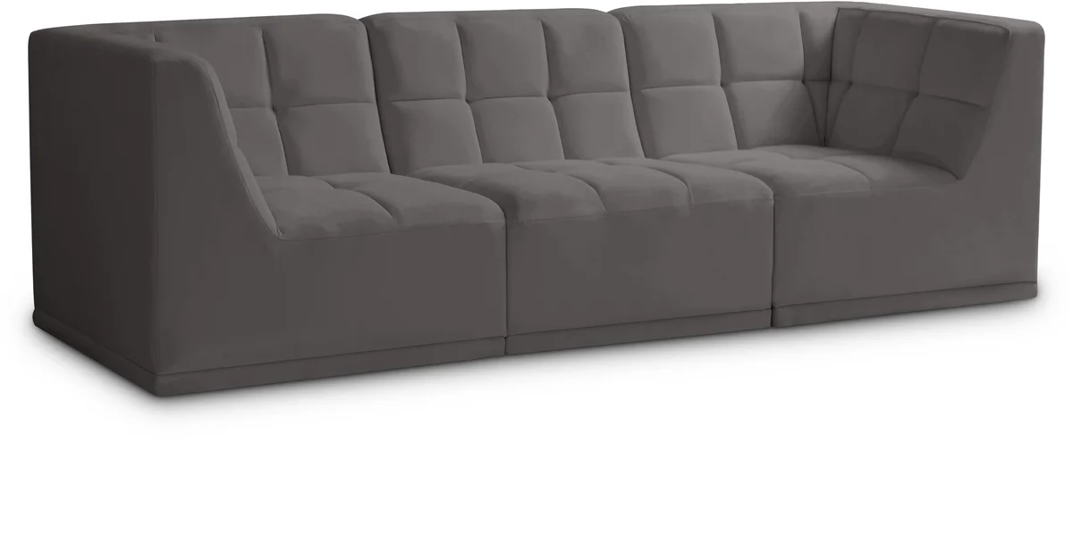 Relax - 3 Seat Modular Sofa - Gray