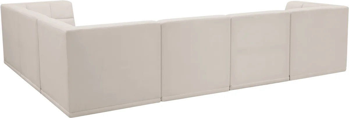 Relax - 6 Piece Modular Sectional - Cream