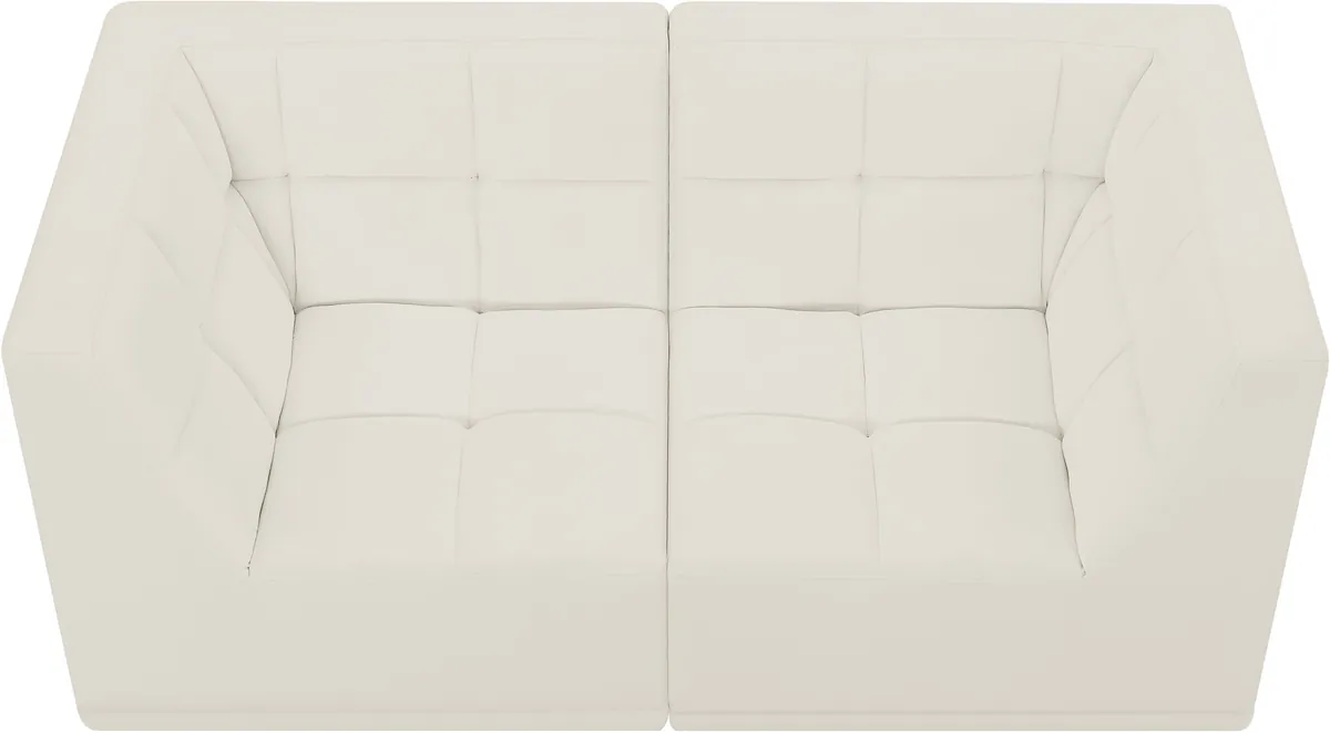 Relax - 2 Seat Modular Sofa - Cream