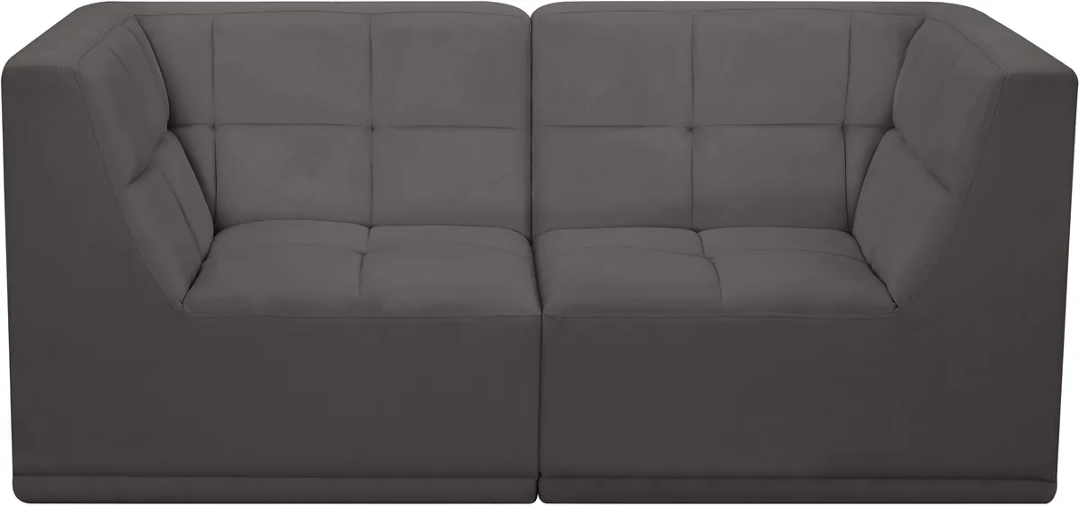 Relax - 2 Seat Modular Sofa - Gray