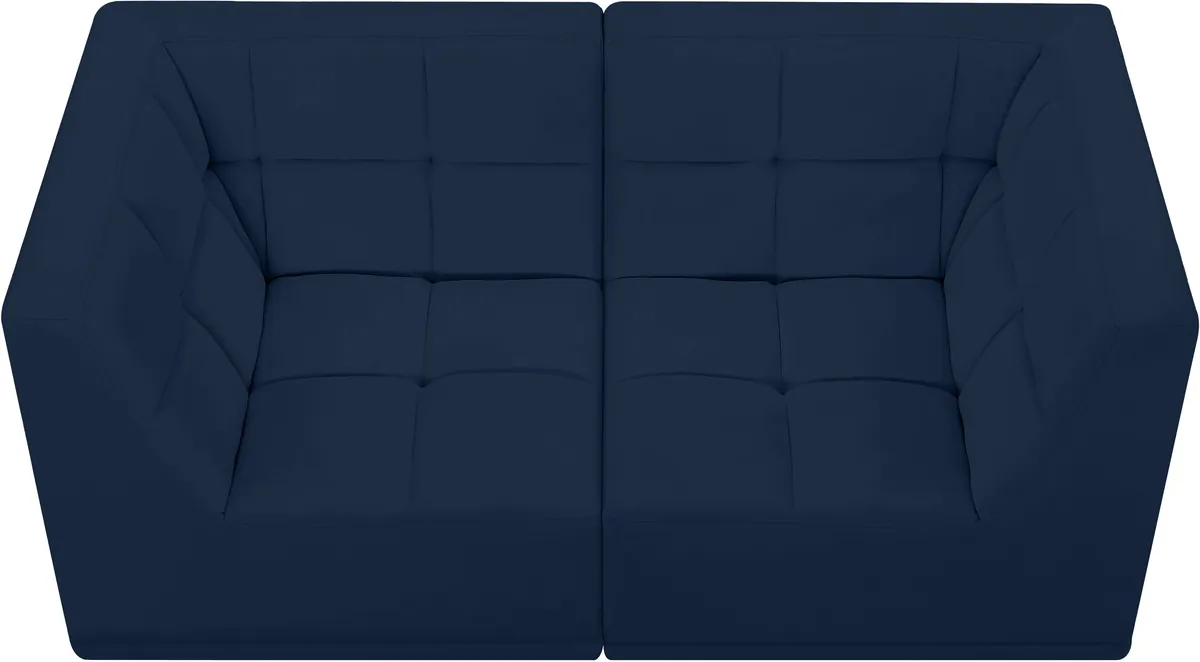 Relax - 2 Seat Modular Sofa - Navy