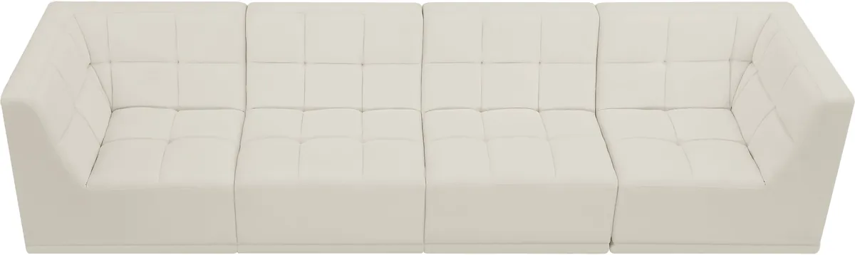 Relax - 4 Seat Modular Sofa - Cream