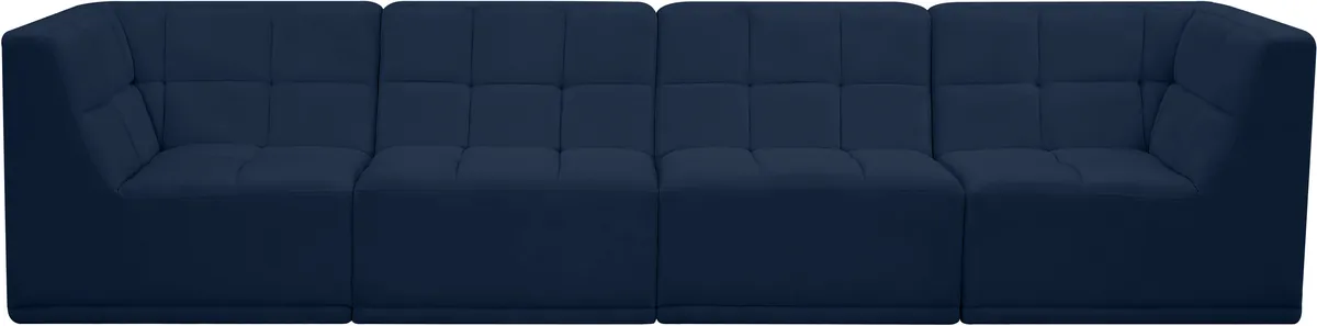 Relax - 4 Seat Modular Sofa - Navy