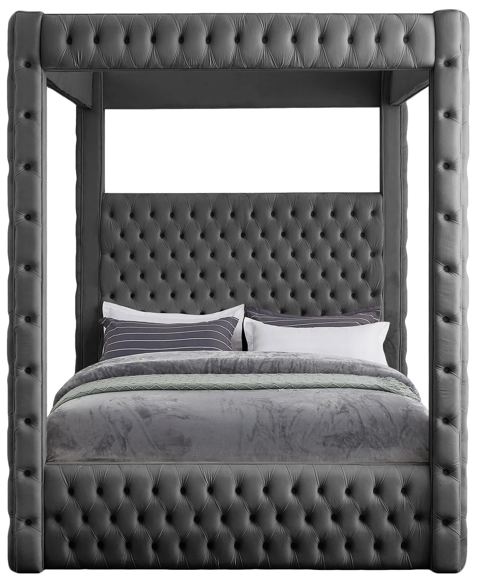 Royal - Queen Bed - Gray