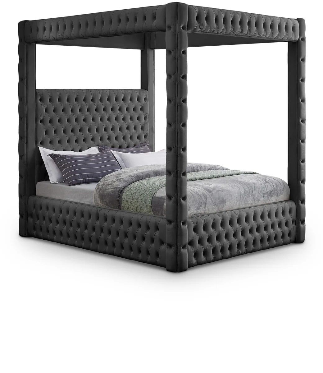 Royal - Queen Bed - Gray