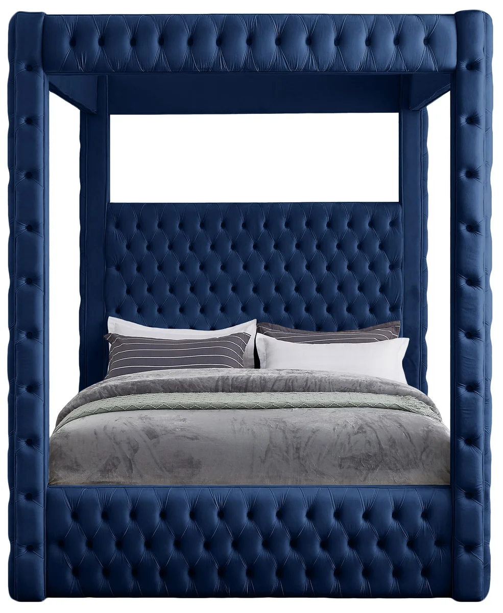 Royal - Queen Bed - Navy