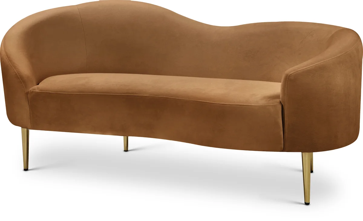 Ritz - Loveseat - Saddle